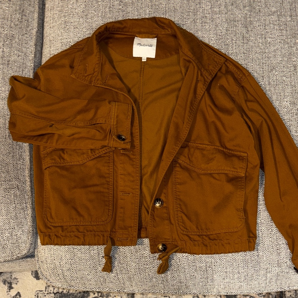 Madewell Rust Button-Up Jacket